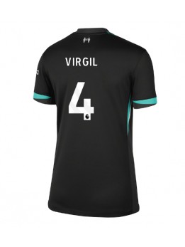 Liverpool Virgil van Dijk #4 Zenski Gostujuci Dres 2024-25 Kratak Rukavima